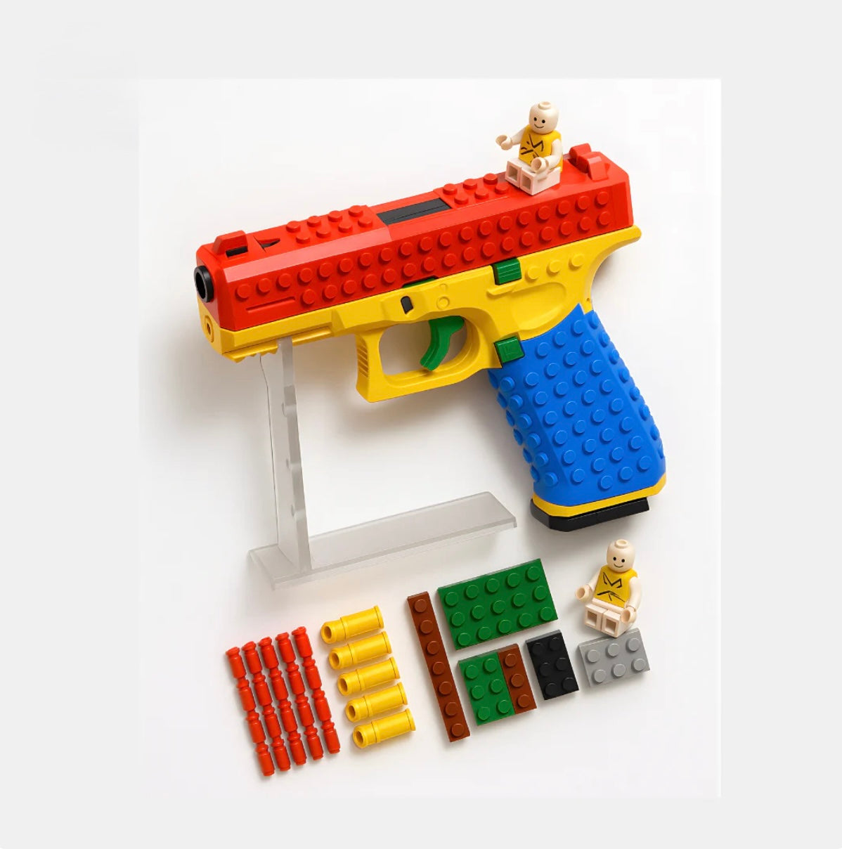Legoblxst Buildable Brick Blaster – Lego Pistol