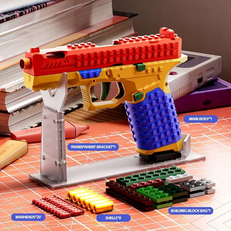 Legoblxst Buildable Brick Blaster – Lego Pistol