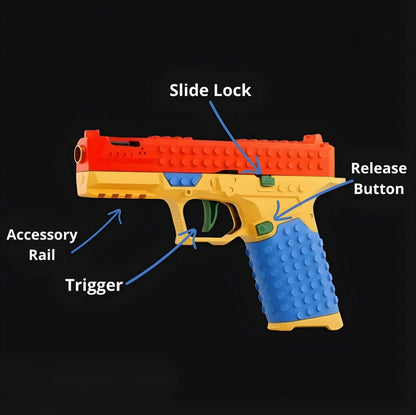 Legoblxst Buildable Brick Blaster – Lego Pistol
